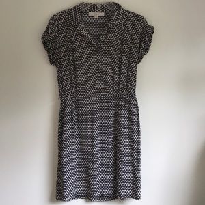 Black and White Floral Dress